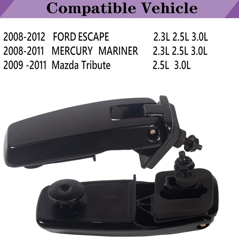 LYNSHINE Escape Rear Window Hinge Liftgate 2.3 2.5 3.0 8L8Z78420A68C, 8L8Z78420A68D for Ford Escape Glass Hinge Right&Left Mercury Mariner Mazda Tribute 2008 2009 2010 2011 2012 08 09 10 11 12 - Image 2